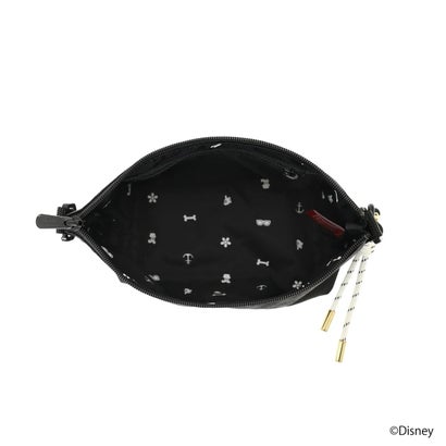 日本正規品 ショルダーバッグ ミニー デイジー ディズニー ブランド 斜めがけ 小さめ 数量限定 撥水 MICKEY 26 ZUCCOTTI CLUTCH MP6020MIC26 （Black）｜詳細画像