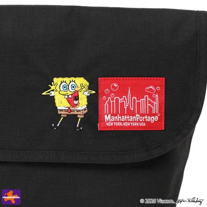 日本正規品 メッセンジャーバッグ SPONGE BOB NYLON MESSENGER BAG JR (SM) BP W/DIV MGNT 500D CORDURA MP1605JRBPDMGNTSB （Black）｜詳細画像