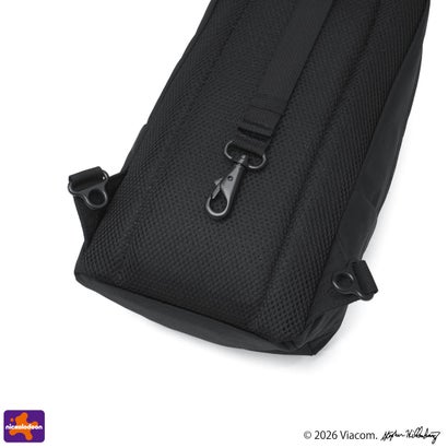 日本正規品 ボディバッグ スポンジボブ 限定モデル SPONGE BOB LITTLE ITALY CROSSBODY BAG CORDURA RIPSTOP POLYESTER MP1927SB （Black）｜詳細画像
