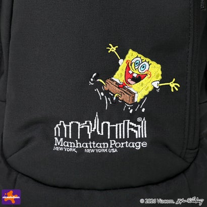 日本正規品 ボディバッグ スポンジボブ 限定モデル SPONGE BOB LITTLE ITALY CROSSBODY BAG CORDURA RIPSTOP POLYESTER MP1927SB （Black）｜詳細画像
