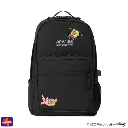 日本正規品 リュック メンズ レディース ブランド スポンジボブ 通勤 SPONGE BOB TOWNSEND BACKPACK CORDURA RIPSTOP POLYESTER MP2236SB （Black）｜詳細画像
