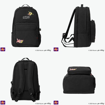 日本正規品 リュック メンズ レディース ブランド スポンジボブ 通勤 SPONGE BOB TOWNSEND BACKPACK CORDURA RIPSTOP POLYESTER MP2236SB （Black）｜詳細画像