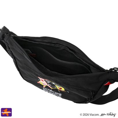 日本正規品 ショルダーバッグ メンズ レディース ブランド スポンジボブ SPONGE BOB DUET ACTION BAG CORDURA RIPSTOP POLYESTER MP2409SB （Black）｜詳細画像