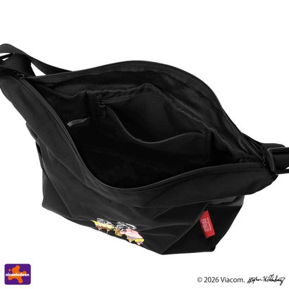 日本正規品 ショルダーバッグ メンズ レディース ブランド スポンジボブ 限定モデル SPONGE BOB BED-STUY SHOULDER BAG CORDURA RIPSTOP MP6041SB （Black）｜詳細画像