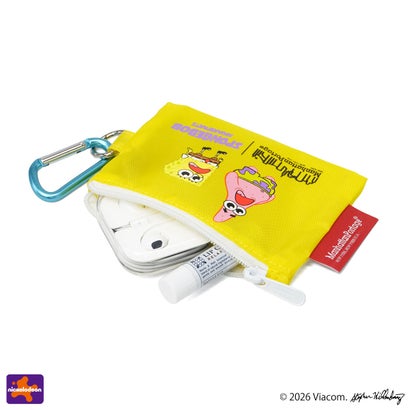 日本正規品 ショルダーバッグ メンズ レディース ブランド スポンジボブ 限定モデル SPONGE BOB BED-STUY SHOULDER BAG CORDURA RIPSTOP MP6041SB （Black）｜詳細画像