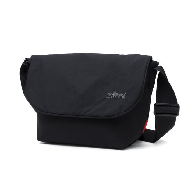 日本正規品 メッセンジャーバッグ メンズ レディース 撥水 軽量 A5 NYLON TUSSAH QUILL MESSENGER BAG JR (SM) BP W MP1605JRBPDMGNTTS （Black）