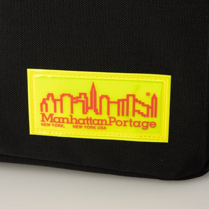マンハッタンポーテージ Manhattan Portage Silvercup Backpack Reflective Yellow Label （Black）｜詳細画像