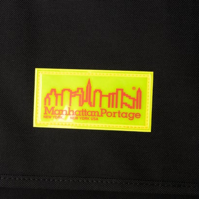 マンハッタンポーテージ Manhattan Portage Washington SQ Backpack Reflective Yellow Label （Black）｜詳細画像