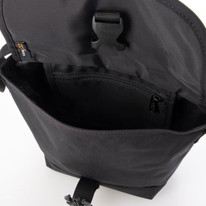 マンハッタンポーテージ Manhattan Portage Nylon Messenger Bag Flap Zipper Pocket w/ BE@RBRICK 2023 （Black）｜詳細画像