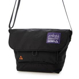 NYLON MESSENGER BAG NYLON TUSSAH RIPSTOP NYLON / GERRY （Black）