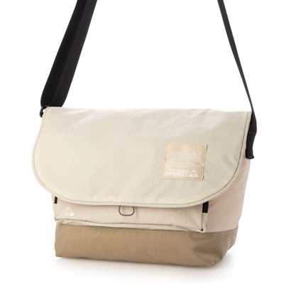 NYLON MESSENGER BAG JR NYLON TUSSAH RIPSTOP NYLON / GERRY （Beige）｜詳細画像
