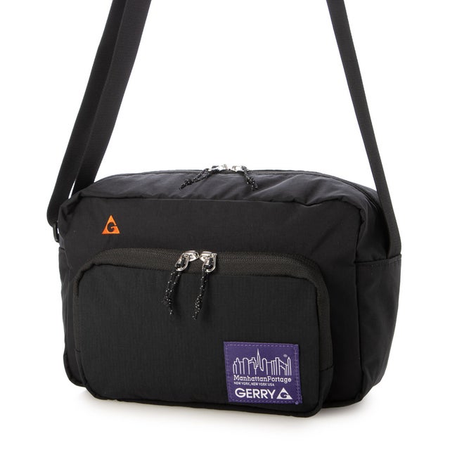 SPRINTER BAG NYLON TUSSAH RIPSTOP NYLON / GERRY （Black）