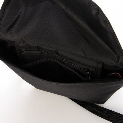 NYLON MESSENGER BAG BACKPOCKET MAGNET （Black）｜詳細画像
