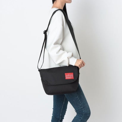 マンハッタンポーテージ Manhattan Portage NYLON MESSENGER BAG JR BACKPOCKET MAGNET （Black）｜詳細画像