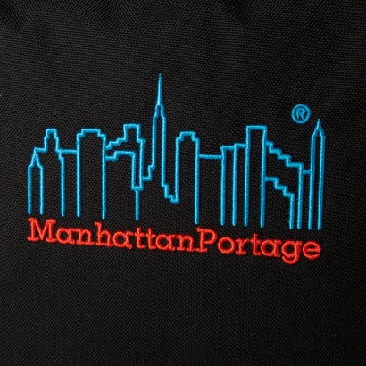 マンハッタンポーテージ Manhattan Portage Clearview Shoulder Bag 3D Embroidery Neon （Black）｜詳細画像