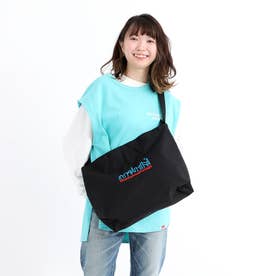 Clearview Shoulder Bag 3D Embroidery Neon （Black）