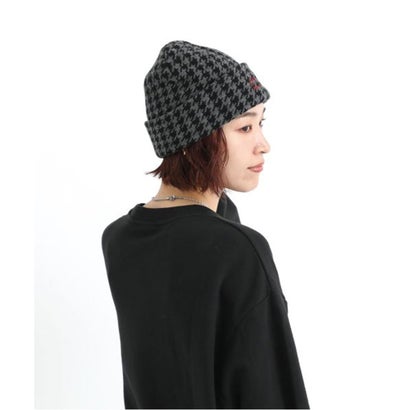 ビーニー ニットキャップ ニット帽 帽子 Jacquard Pattern （NAVY）｜詳細画像
