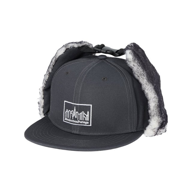 トラッパDOG EAR CAP MP215 キャップ トラッパー （GY/WT）