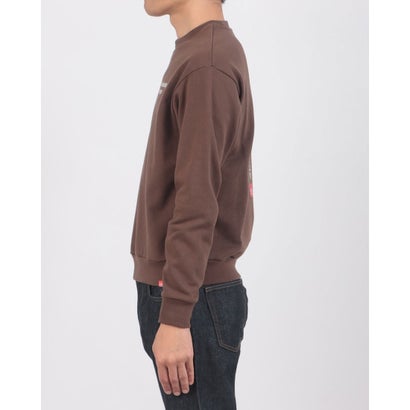 マンハッタンポーテージ Manhattan Portage VerticalLogoSweater/別注ヴァーティカルロゴスウェット （ブラウン）｜詳細画像