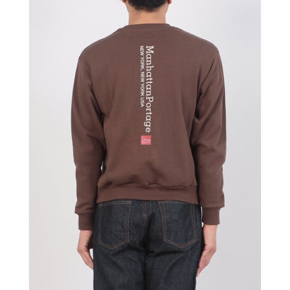 マンハッタンポーテージ Manhattan Portage VerticalLogoSweater/別注ヴァーティカルロゴスウェット （ブラウン）｜詳細画像