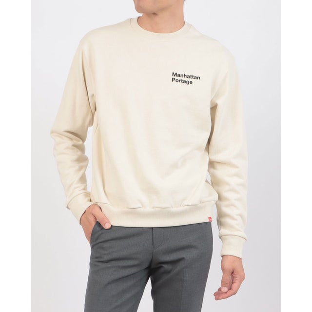 VerticalLogoSweater/別注ヴァーティカルロゴスウェット （アイボリー）