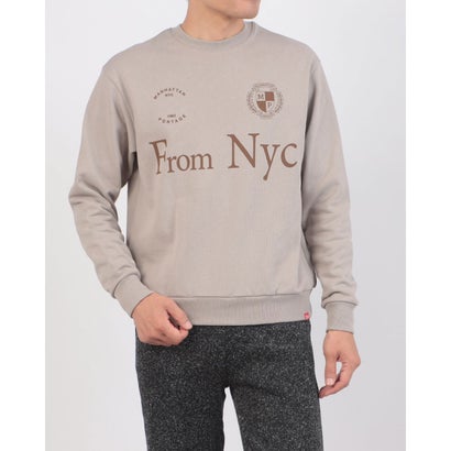 マンハッタンポーテージ Manhattan Portage FromNYCHeritageCrewSweater/別注ヘリテージクルースウェット （グレイッシュベージュ）｜詳細画像