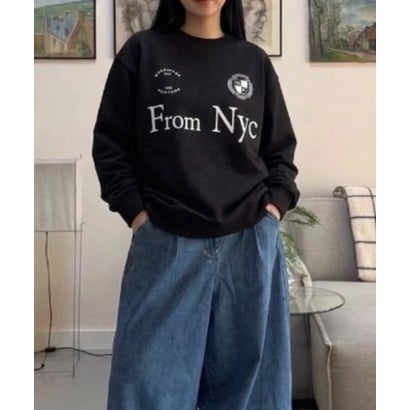 マンハッタンポーテージ Manhattan Portage FromNYCHeritageCrewSweater/別注ヘリテージクルースウェット （ブラック）｜詳細画像