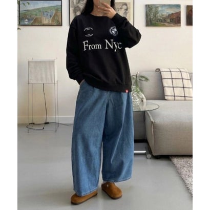 マンハッタンポーテージ Manhattan Portage FromNYCHeritageCrewSweater/別注ヘリテージクルースウェット （ブラック）｜詳細画像