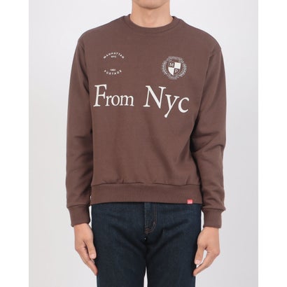 マンハッタンポーテージ Manhattan Portage FromNYCHeritageCrewSweater/別注ヘリテージクルースウェット （ブラウン）｜詳細画像