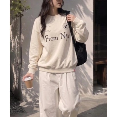 マンハッタンポーテージ Manhattan Portage FromNYCHeritageCrewSweater/別注ヘリテージクルースウェット （アイボリー）｜詳細画像