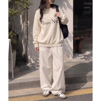 マンハッタンポーテージ Manhattan Portage FromNYCHeritageCrewSweater/別注ヘリテージクルースウェット （アイボリー）｜詳細画像