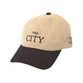 キャップ ロゴ コーデュロイ ツートーン COTTON CORDUROY （BEIGE）