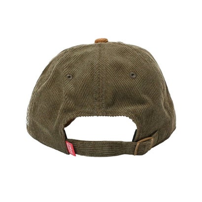 キャップ ロゴ コーデュロイ ツートーン COTTON CORDUROY （BK/GY）｜詳細画像