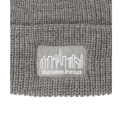 マンハッタンポーテージ Manhattan Portage ニット帽 ビーニー ニットキャップ ロゴ REFLECTOR KNIT （PU）｜詳細画像