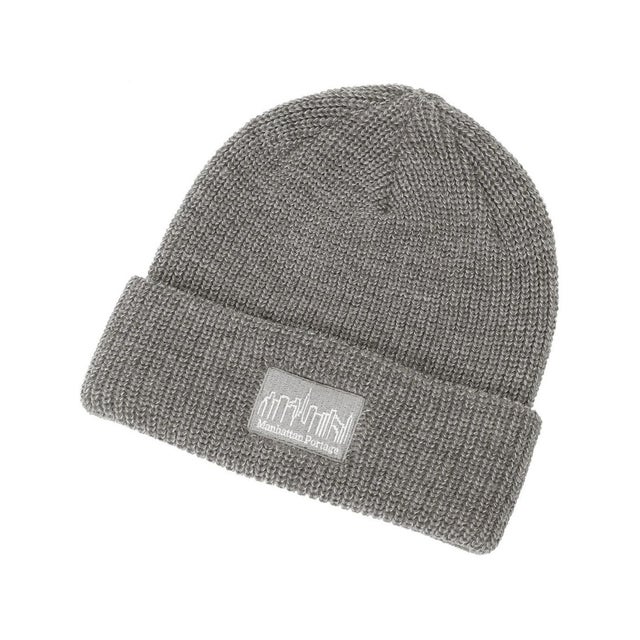 ニット帽 ビーニー ニットキャップ ロゴ REFLECTOR KNIT （GRAY）