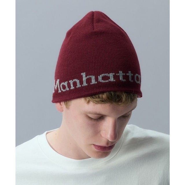 ニット帽 ビーニー ニットキャップ ロゴ JACQUARD LOGO （MAR）