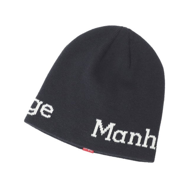 ニット帽 ビーニー ニットキャップ ロゴ JACQUARD LOGO （NAVY）