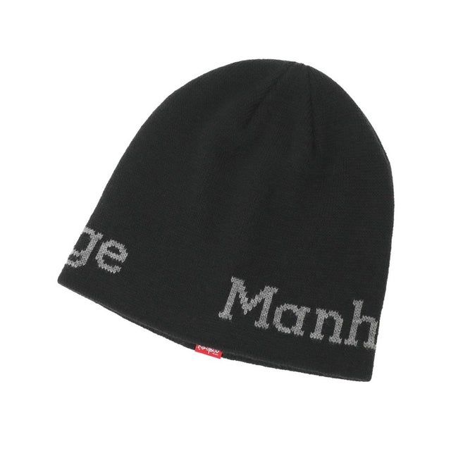 ニット帽 ビーニー ニットキャップ ロゴ JACQUARD LOGO （BK/GY）