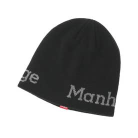 ニット帽 ビーニー ニットキャップ ロゴ JACQUARD LOGO （BK/GY）