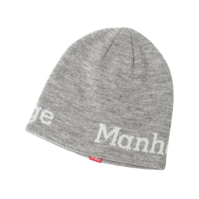 ニット帽 ビーニー ニットキャップ ロゴ JACQUARD LOGO （GRAY）