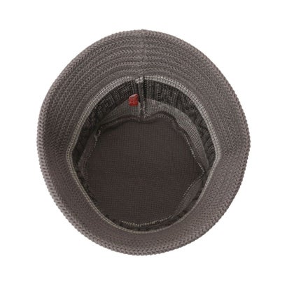 マンハッタンポーテージ Manhattan Portage ハット バケハ ニット JACQUARD LOGO KNIT （BK/RD）｜詳細画像