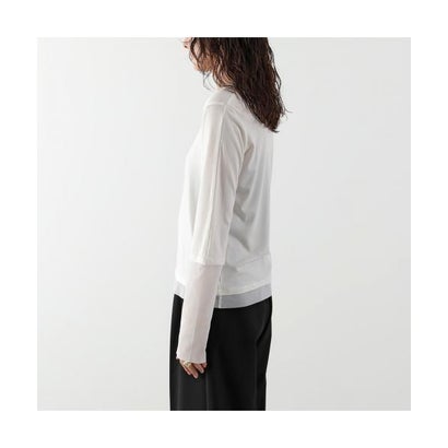 マルシャルテル MARECHAL TERRE MARECHAL TERRE Tシャツ ZMT264CT308 シアー メッシュ （002/o/wht-ホワイト）｜詳細画像