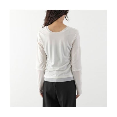 マルシャルテル MARECHAL TERRE MARECHAL TERRE Tシャツ ZMT264CT308 シアー メッシュ （002/o/wht-ホワイト）｜詳細画像