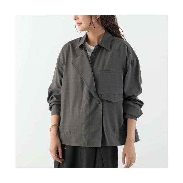 シャツ ZMT265BL504 （017/c/gry/チャコールグレー）