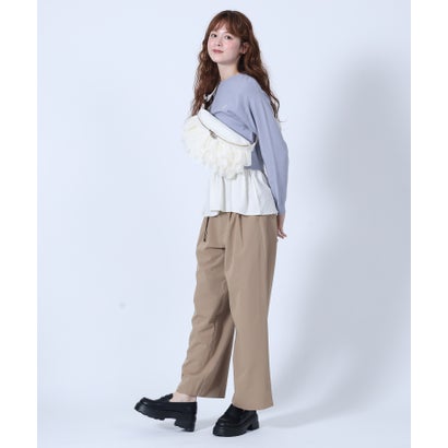 マリークワント MARY QUANT ティアードシアー ボディバッグ （ブラック）｜詳細画像