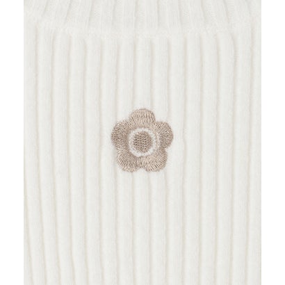 マリークワント MARY QUANT モックネックリブニット プルオーバー （ブラック）｜詳細画像