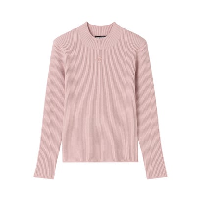 マリークワント MARY QUANT モックネックリブニット プルオーバー （ブラック）｜詳細画像