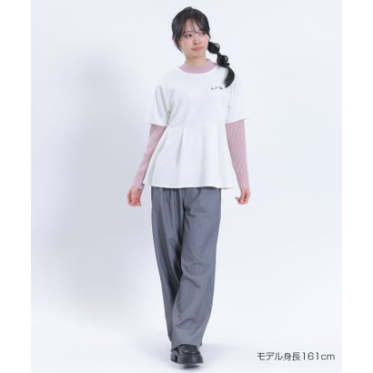 マリークワント MARY QUANT モックネックリブニット プルオーバー （ホワイト）｜詳細画像