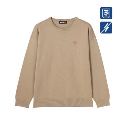 マリークワント MARY QUANT デイジーワンポイントウォッシャブル プルオーバー （ベージュ）｜詳細画像