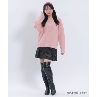 マリークワント MARY QUANT BIGデイジーニット プルオーバー （テラコッタ）｜詳細画像